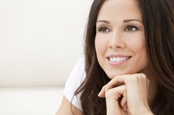 A woman with a clean, white smile