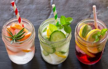 Refreshing Water in a Glass